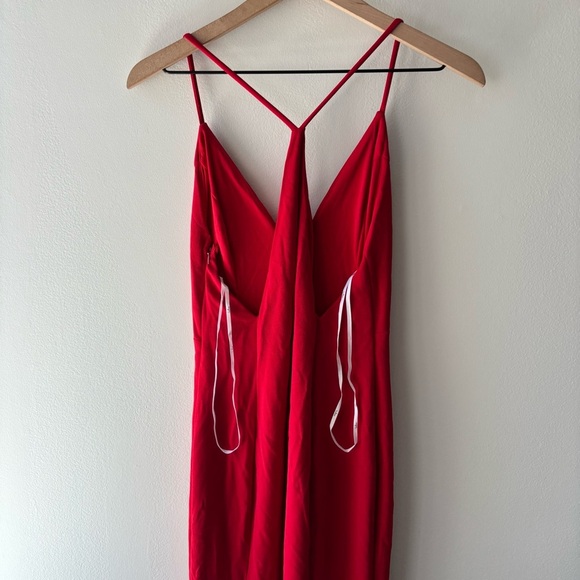 Lulus Amelia‎ Red Sleeveless Maxi Dress NWT sz S - Picture 8 of 11